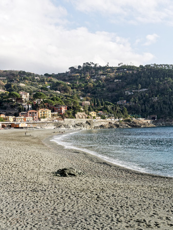 detail of a beach in bonassolaの写真素材
