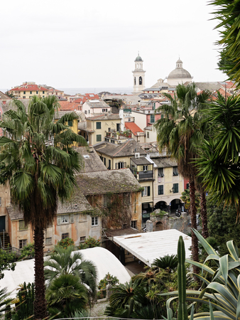 detail of chiavari a very beautiful village in liguriaのeditorial素材