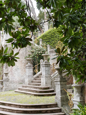 The Botanical Park of Villa Rocca in Chiavari, Italyのeditorial素材