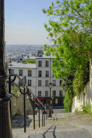 very nice view of paris , franceの写真素材