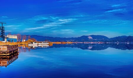 detail of torre del lago a very beatiful village near viareggioの写真素材