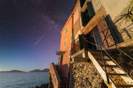 detail of tellaro a very beautiful place in italy
