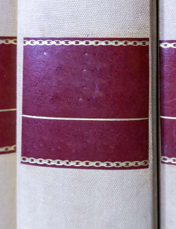 detail of old cover book in my house