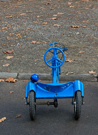 detail of tricycle vintage for children called grilloの写真素材