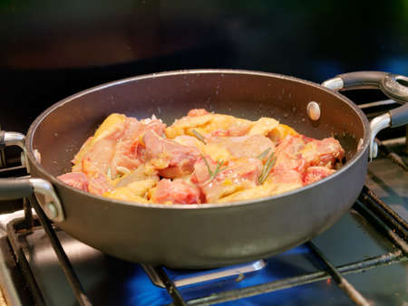 piece of guinea fowl for cook in my houseの写真素材