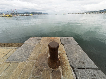 very nice view of the gulf take from shoreの写真素材