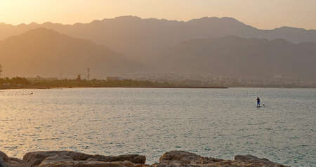 Eilat, Israel, August 13, 2017. Eilat is located on the shores of the Red Sea.A great place for recreation and water tourism.のeditorial素材