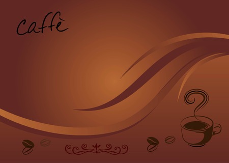 caffe backgroundのイラスト素材