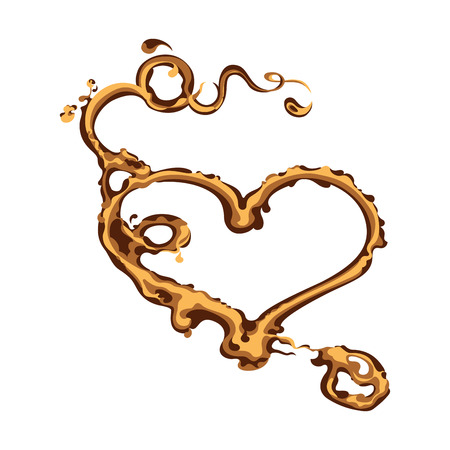Chocolate heartのイラスト素材