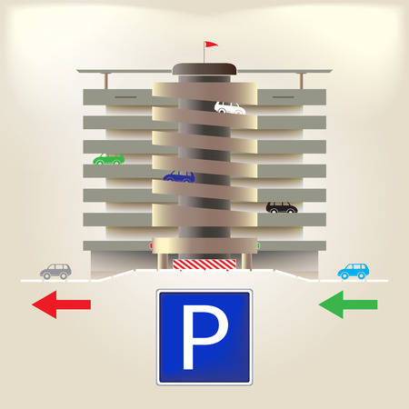 Parkingのイラスト素材