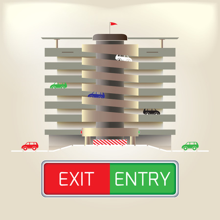 Parkingのイラスト素材