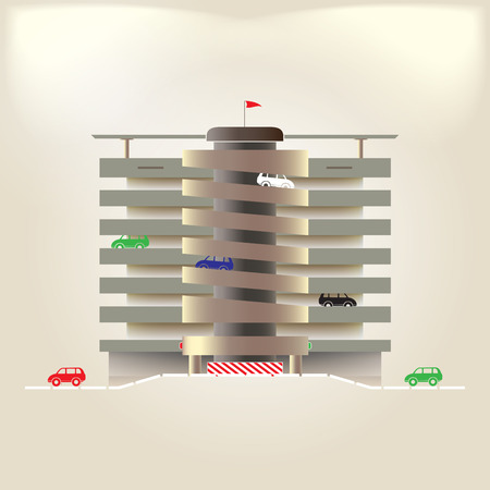 Parkingのイラスト素材