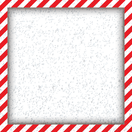 Abstract geometric square frame, with diagonal red and white. Vector illustrationのイラスト素材