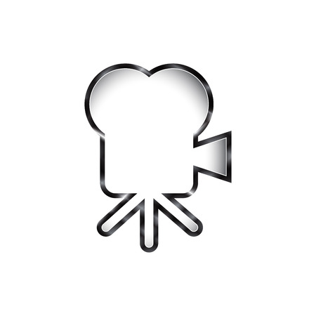 Movie Camera. Movies and cinema. Vector illustrationのイラスト素材