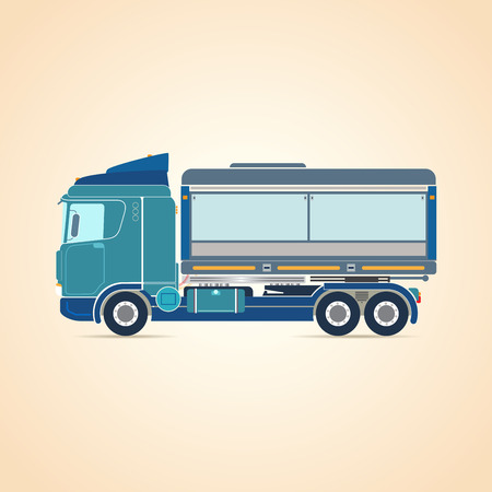 Truck. illustrationのイラスト素材