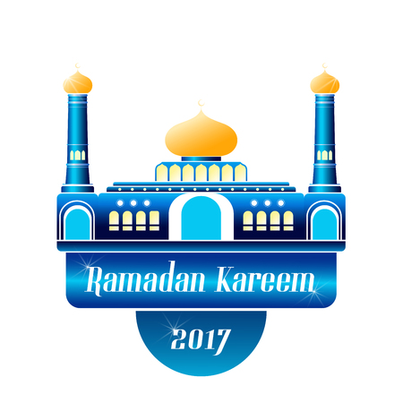 Ramadan kareem stickers, islam, vectorのイラスト素材