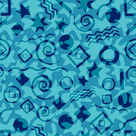 Abstract pattern, geometric shapes, illustrationの写真素材