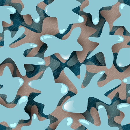 Pattern, style khaki, fabric, illustrationの写真素材