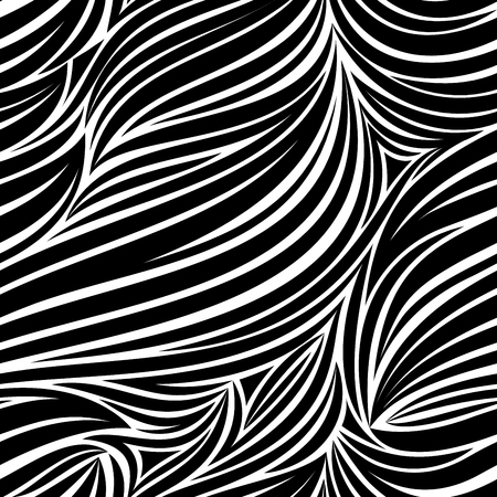 Zebra pattern, black and white stripes. Illustrationの写真素材