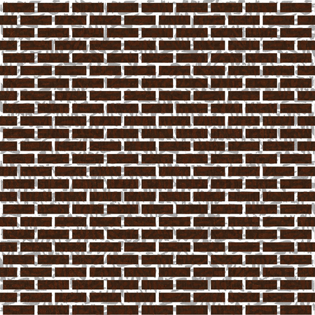 Wall of dark bricks patternのイラスト素材