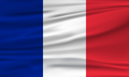 Flag of France. Flag illustrationの写真素材