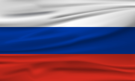 Flag of Russia. Flag illustrationの写真素材