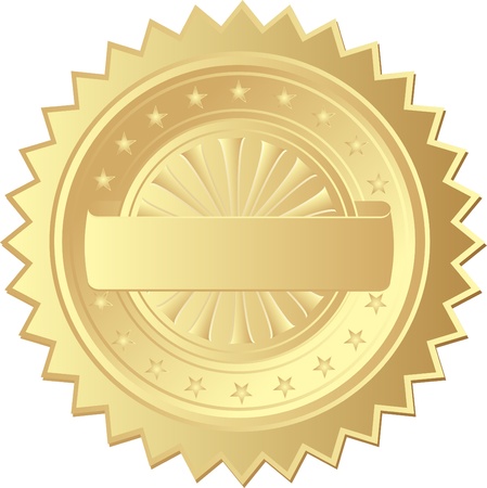 Gold seal のイラスト素材