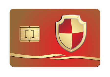 credit card securityのイラスト素材