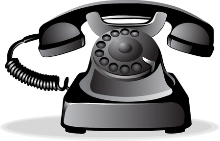 Vintage Telephone のイラスト素材