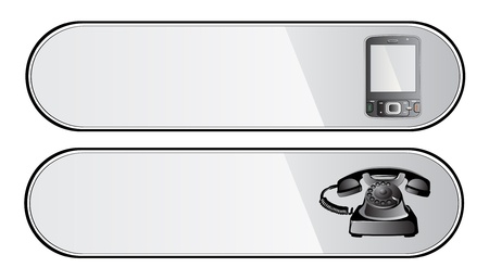 Phone receiver buttonのイラスト素材