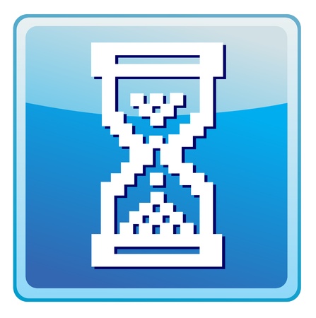 sandglass illustration iconのイラスト素材