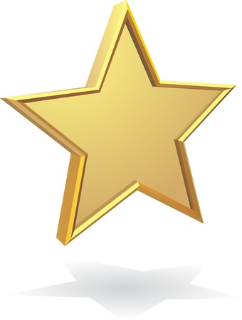 Gold star のイラスト素材