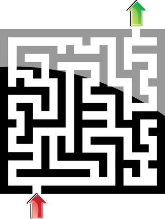 Maze Solution のイラスト素材