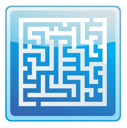 labirinth iconのイラスト素材