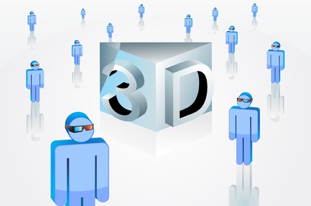 social network conceptionのイラスト素材