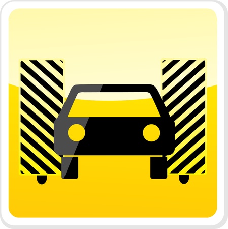 car wash iconのイラスト素材