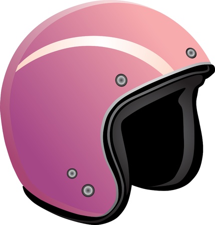 Protective helmet for a snowboard on a white background のイラスト素材