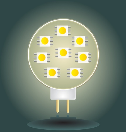 Led light bulbのイラスト素材