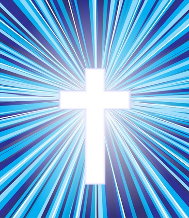 cross against the sky のイラスト素材