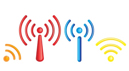 wifi conception vectorのイラスト素材