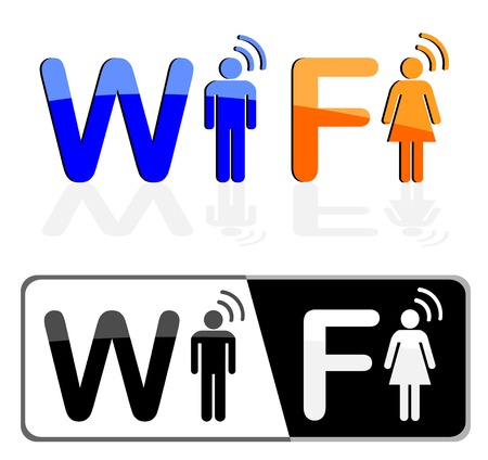 wifi conceptionのイラスト素材