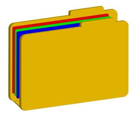 folder 3dの写真素材