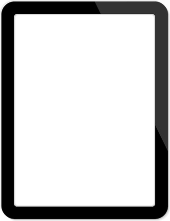Vector computer tablet のイラスト素材
