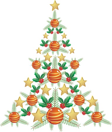 christmas treeのイラスト素材