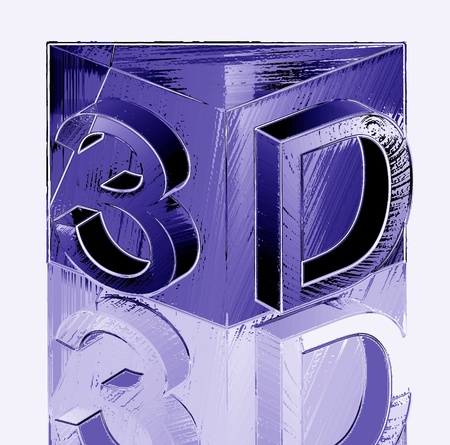 3d symbolの写真素材