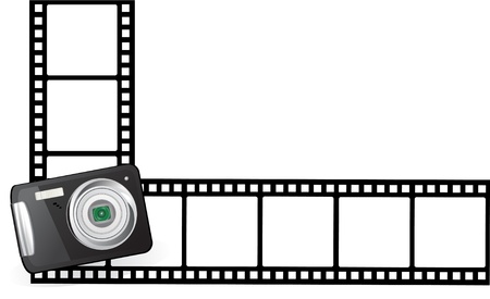 digital cameraのイラスト素材