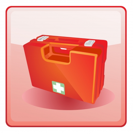 first aid kit iconのイラスト素材