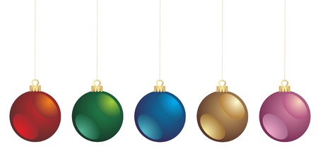 Christmas bauble collection  Vector のイラスト素材