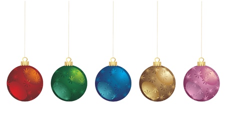 Christmas bauble collection  Vector のイラスト素材