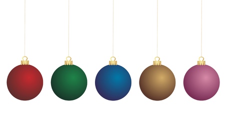 Christmas bauble collection  Vector のイラスト素材